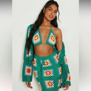 Crochet bralette & skirt